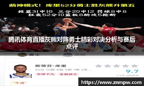 腾讯体育直播灰熊对阵勇士精彩对决分析与赛后点评